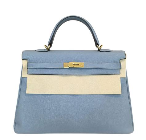 hermes blue lin kelly|Hermes gold colours.